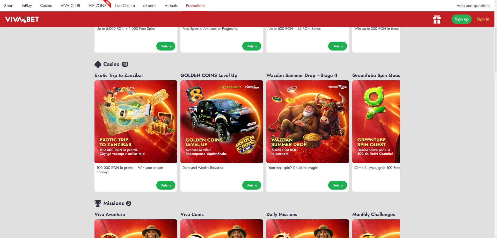 Torneos y promociones de slots en VIVABET Casino México